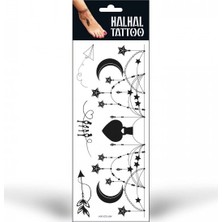 Artikel Halhal Geçici Tattoo -4, Bilek Tattoo, Ayak Tattoo, Geçici Dövme