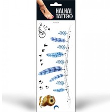 Artikel Halhal Geçici Tattoo -1, Bilek Tattoo, Ayak Tattoo, Geçici Dövme