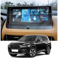 CetKing Nissan x Trail ile Uyumlu 2022-2024 12.3 Inç Audio Multimedya Mat Görünüm Ekran Koruyucu Nano Cam Mat