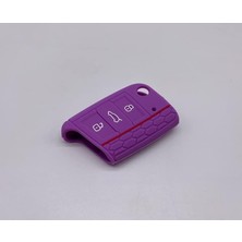 CetKing T-Roc Silikon Anahtar Kabı, Sustalı Anahtar Kılıfı