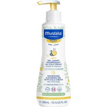 CetKing Mustela Kuru Ciltler Için Cold Cream Içeren Besleyici Şampuan 300 ml 1 Paket