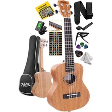 CetKing SP-21MC Set Maun Soprano Ukulele (Case Tuner Metod Askı Pena)