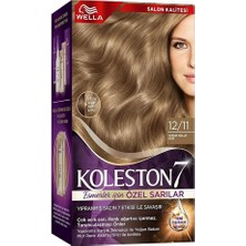 CetKing Kit 12-11 Yoğun Küllü Sarı Saç Boyası