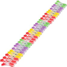 CetKing Elite Papatya Desenli Silikon Mandal, Şeffaf, 30 Adet