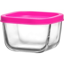 CetKing Cube Saklama Kabı, Cam, 270 Cc, 4 Adet