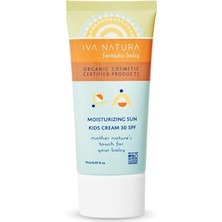 CetKing Natura Organik Nemlendirici ve Koruyucu 30 Spf Çocuk Güneş Kremi 75 Ml, Organik Sertifikalı,%99 DOĞAL,%100 Vegan, Parabensiz, Glutensiz, Nemlendiricili, Uv Korumalı, Mineralli