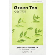 CetKing Yeşil Çay Özlü Nemlendirici Yaprak Maske (1AD) Airy Fit Sheet Mask Green Tea