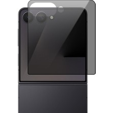 CetKing Samsung Galaxy Z Flip 7 Ile Uyumlu Hayalet Gizlilik Filtreli Ekran Koruma 0.33MM Incelik Privacy Cam Hayalet 5d Gizlilik Filtreli Galaxy Z Flip 7 ile Uyumlu Ekran Koruyucu