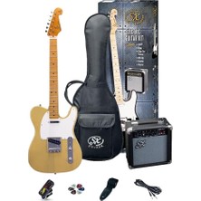 CetKing Se2-Sk-Bsb Elektro Gitar Seti (Butter Scotch Blonde)