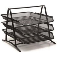 CetKing Evrak Rafı 3 Lü Perfore 9304 Siyah