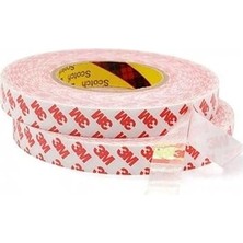 CetKing Magnet 3m Çift Taraflı Güçlü Ince Bant 15 mm Genişlik x 5 Metre