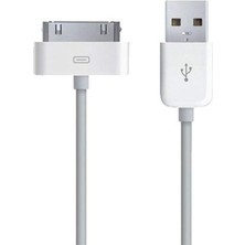CetKing iPhone 4/s Hızlı Data ve Şarj&şarj Kablosu, Beyaz