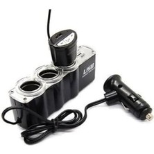 CetKing Han Araba Araç Oto Çakmak Çoklayıcı Çoğaltıcı Soketi USB Çakmaklık