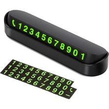 CetKing Araç Içi Park Numaralığı, Numaratör, Park Telefon Numarası, Araba Torpido Cam Cep Telefon Kartı