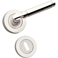 CetKing Verda Nikel Saten Rozetli Kapı Kolu Alüminyum Oda