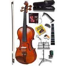 CetKing GLA-124X Set Profesyonel Üst Kalite Gül Ağacı Keman 4/4 Tam Boy