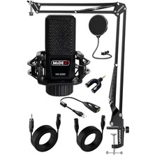 CetKing MX-2020 Stf Stüdyo Kondenser Mikrofon Stand Filtre