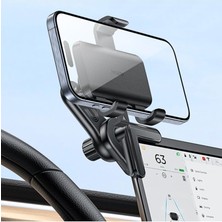 CetKing Içi Telefon Tutucu Carplay Destekli 360 Derece Ayarlanabilir Tesla Araç Içi Ekran Köşe Tutucu