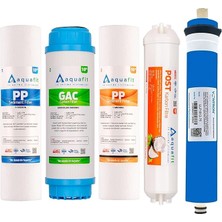 CetKing Kasa Su Arıtma Cihazı 5'li Filtre Seti - 75 Gpd Vontron Membranlı