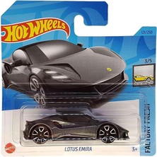 CetKing Wheels - Lotus Emira - Factory Fresh 3/5 - HKK78 - Short Card - Orta Motorlu Spor Araba - Gri Metalik - Mattel 2023