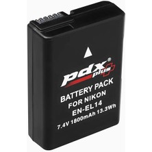 CetKing Plus,nikon ile Uyumlu EN-EL14 Fotoğraf Makinesi Bataryası.