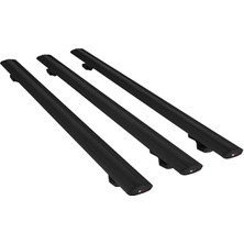 CetKing V70 1998-2000 Arası ile Uyumlu Basıc Model Ara Atkı Tavan Barı Siyah 3 Adet