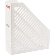 CetKing BP198-01 Plastik Kutu Klasör (Magazinlik), Beyaz