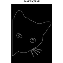 Artikel Kedi-3 Araç Sticker 21x29 cm Araba Sticker, Oto Sticker, Araç Aksesuarı