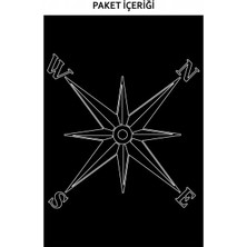 Artikel Pusula Araç Sticker 21x29 cm Araba Sticker, Oto Sticker, Araç Aksesuarı