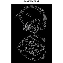 Artikel Aslan-2 Araç Sticker 21x29 cm Araba Sticker, Oto Sticker, Araç Aksesuarı