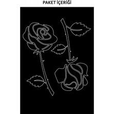 Artikel Güller Araç Sticker 21x29 cm Araba Sticker, Oto Sticker, Araç Aksesuarı