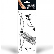 Artikel Halhal Geçici Tattoo -8, Bilek Tattoo, Ayak Tattoo, Geçici Dövme