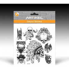 Artikel Artikel Kuru Kafalar-4 Dövme 15,5 x 16 cm