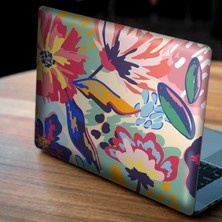 Artikel Artikel Floral Renkli Desen Notebook Sticker