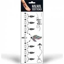 Artikel Halhal Geçici Tattoo -5, Bilek Tattoo, Ayak Tattoo, Geçici Dövme