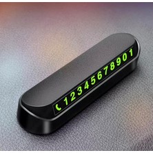 CetKing Concept Oto Araba Göğüs Üstü Numaratör Fosforlu Aç Kapa Sistem Araç Park Telefon Numaratörü Ön Torpido Üstü Telefon Numarası Göstergesi