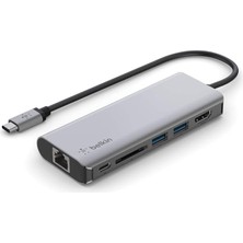 CetKing Usb-C Hub, 6'sı 1 Arada Çoklu Bağlantı Noktalı Adaptör Yuvası, 4K Hdmı, Usb-C ve 100 W, Şarj Için (Passthrough), 2xusb A, Macbook Pro, Air, iPad Pro ve Xps Gibi Cihazlar Için