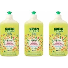 CetKing Green Clean Baby Bitkisel Biberon Emzik Temizleyici 500 ml x 3