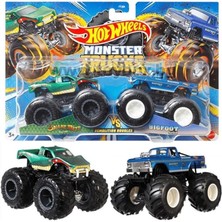 CetKing Wheels Monster Trucks 1:64 Güçlü Ikili Arabalar Snakebıte - Bıgfoot FYJ64-JCC74