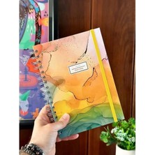 CetKing Journals Sert Kapaki Spiralli Defter 17X24 cm 90 Gr. 96 Yp.çizgili