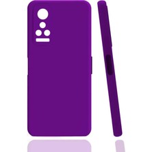 CetKing General Mobile Gm 22 Pro Kılıf Silikon Renkli Kapak Biy Mor
