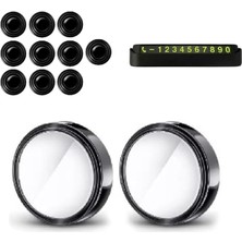 CetKing Içi Park Numaratörü + Kör Nokta Ayna Seti + Kapı Darbe Emici Ped