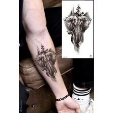 CetKing War Elephant Savaş Fili Geçici Dövme