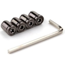 CetKing Piano Black Otomobil Araba Motosiklet 4'lü Sibop Kapak Seti