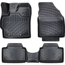 CetKing Toyota Yaris Cross 2022 Sonrası Uyumlu 3D Havuzlu Paspas