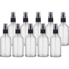 CetKing 10 Adet 50 ml Cam Yeniden Doldurulabilir Sprey Kolonya Boş Parfüm Şişesi