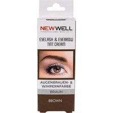 CetKing Well Kaş ve Kirpik Boyası - Kahverengi 1 Paket (1 x 65 G)