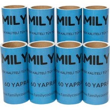 CetKing Co.kedi Köpek Saç Kıl Tüy Toplayıcı Rulo 8 Adet Yedek Kartuş Her Biri 60 Yaprak