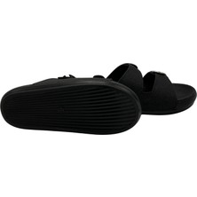 Mulex Zenne 11501 Günlük Terlik Beyaz Simli Çift Toka Kutulu Terlik Günlük Terlik