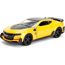 CetKing 253112001, Transformers Bumblebee Oyuncak Araba, Die-Cast( Metal ), 1:32 Ölçek, Açılabilir Kapılar, Transformers Bumblebee Car